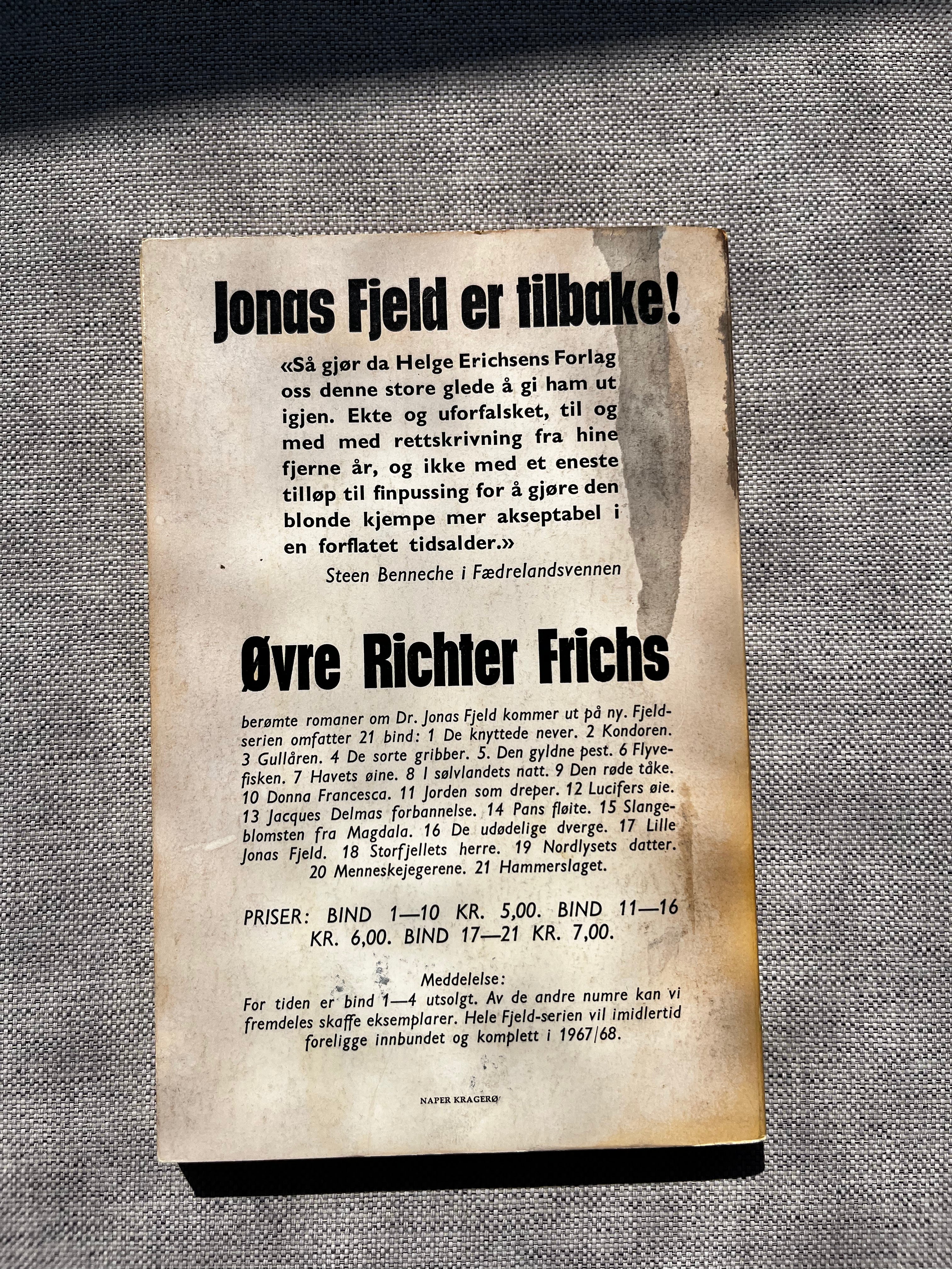 SOLGT! Øvre Richter Frich: Nordlysets datter