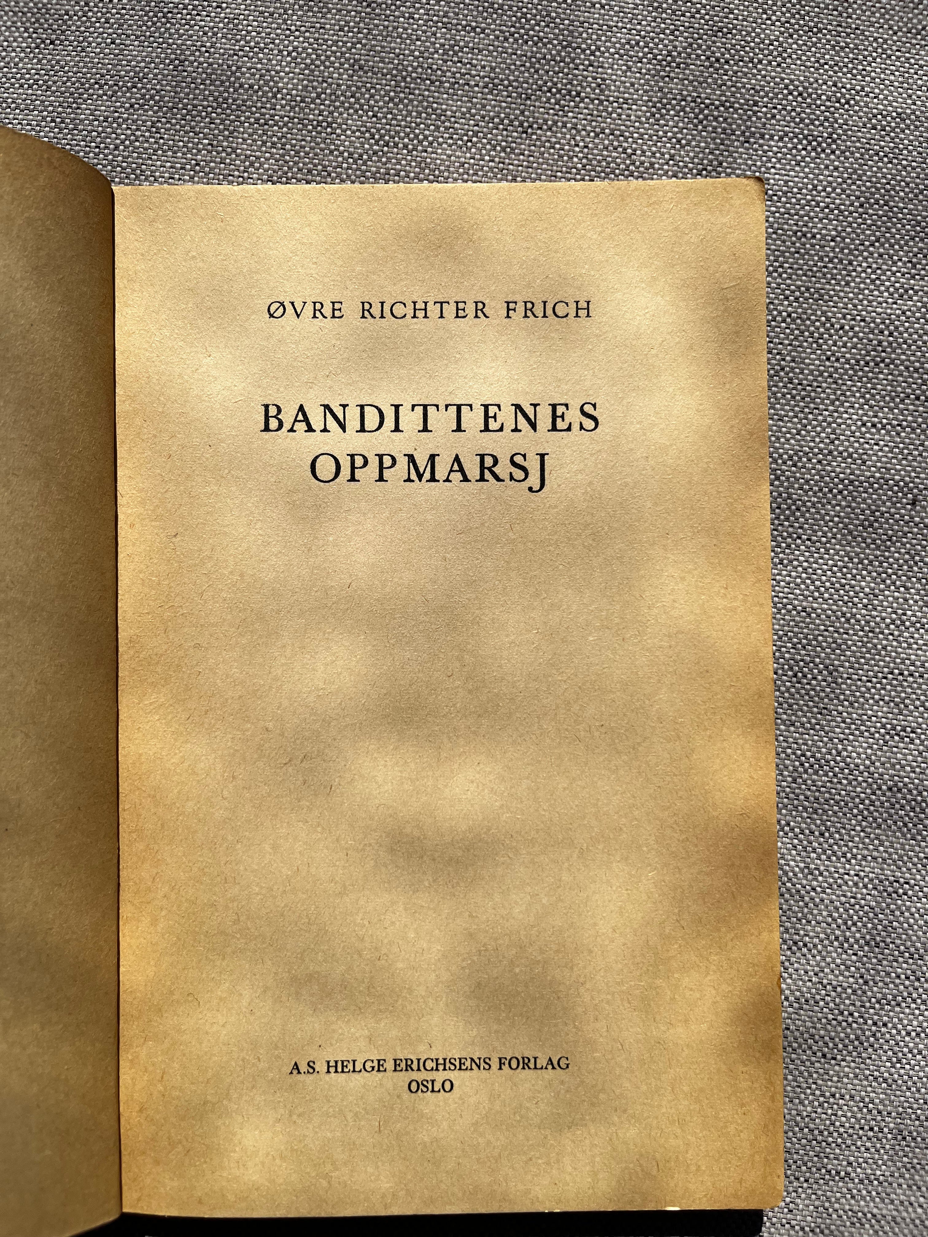 SOLGT! Øvre Richter Frich: Bandittenes oppmarsj