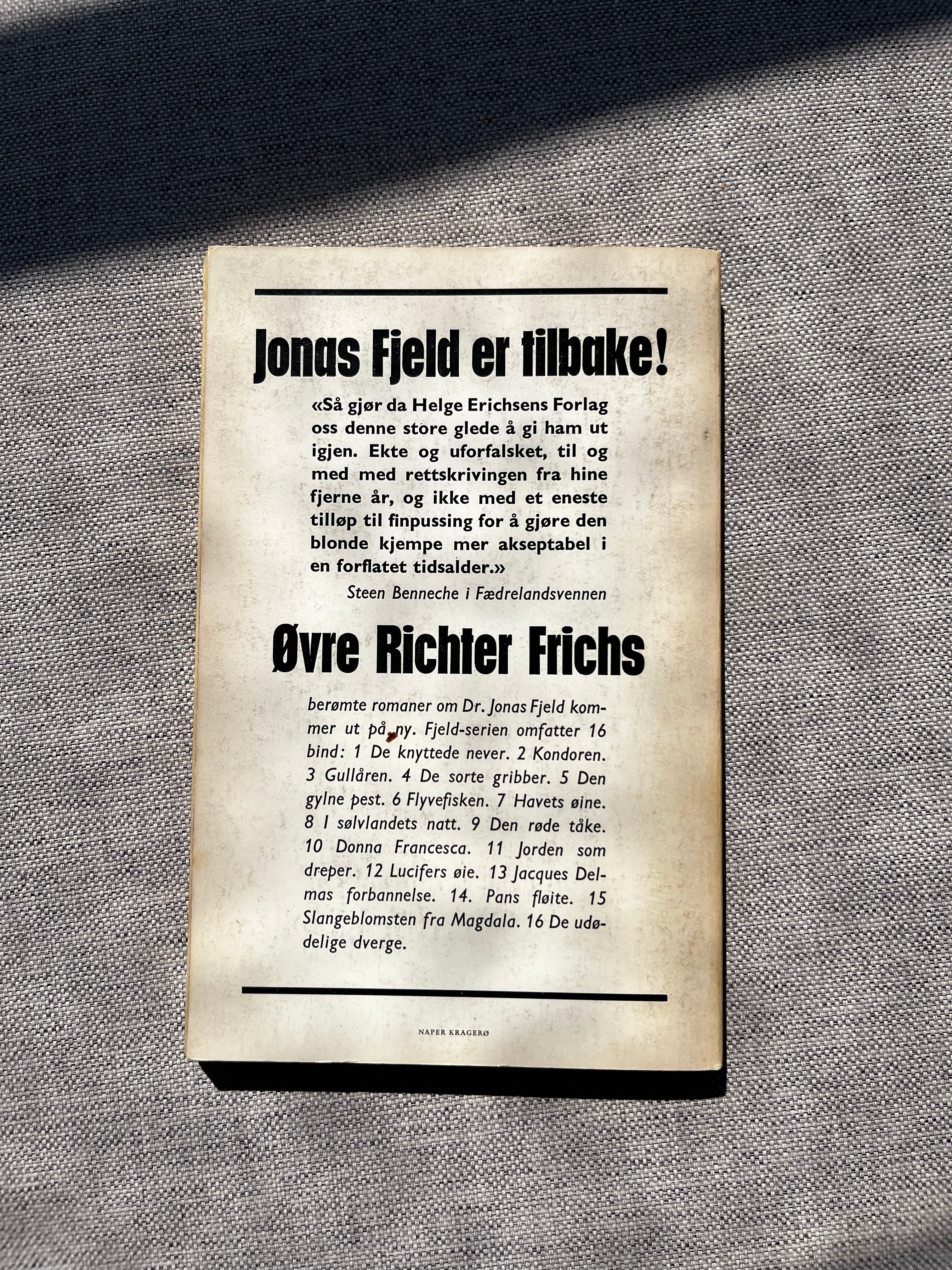 Øvre Richter Frich: Lucifers øye